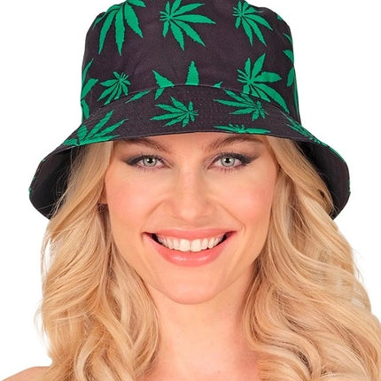 E-Carnavalskleding.nl Bucket hat hoed wiet marihuana Niels