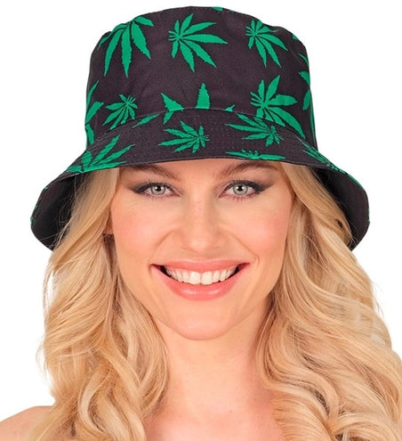 E-Carnavalskleding.nl Bucket hat hoed wiet marihuana Niels