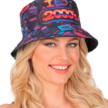E-Carnavalskleding.nl Bucket hat I love the 2000's