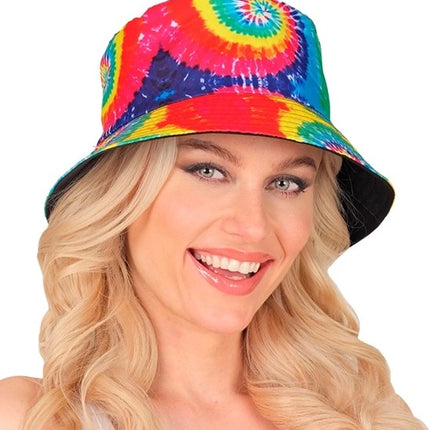 E-Carnavalskleding.nl Bucket hat tie-dye Yara