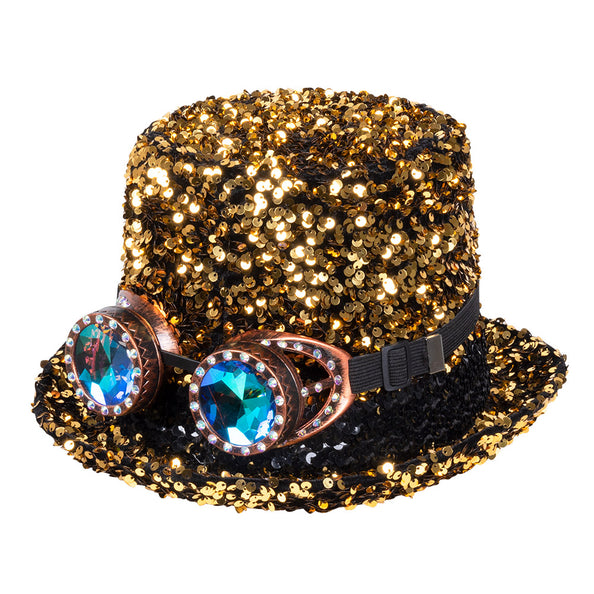 E-Carnavalskleding.nl Burning man festival hoed glitters