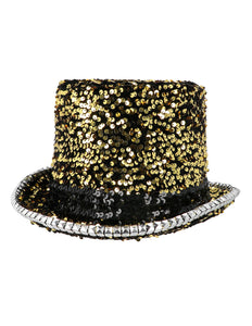 E-Carnavalskleding.nl Burningman festival hoed glitter goud
