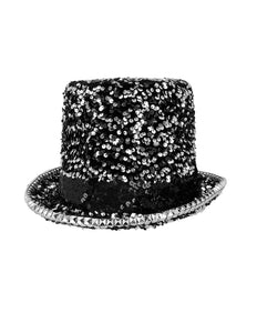 E-Carnavalskleding.nl Burningman festival hoed glitter zilver