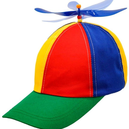 E-Carnavalskleding.nl Cap met helicopter propeller hoed Niels