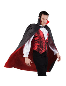 E-Carnavalskleding.nl Cape Bloodlust zwart/rood