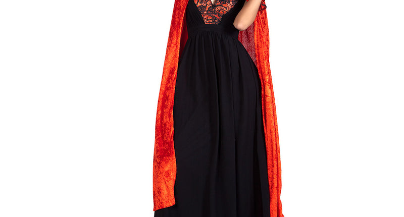 E-Carnavalskleding.nl Cape Dawn rood