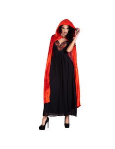 E-Carnavalskleding.nl Cape Dawn rood