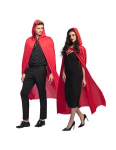 E-Carnavalskleding.nl Cape Dusk rood