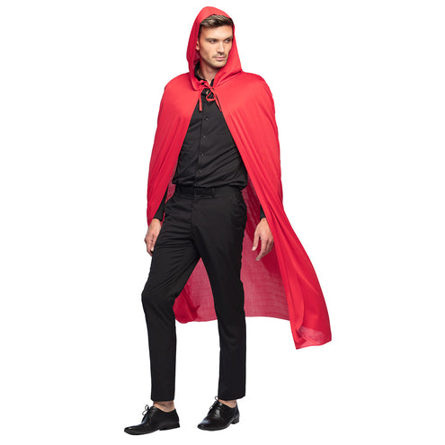 E-Carnavalskleding.nl Cape Dusk rood
