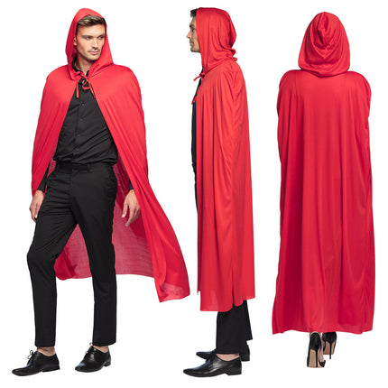 E-Carnavalskleding.nl Cape Dusk rood