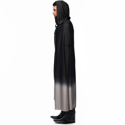 E-Carnavalskleding.nl Cape Fade zwart/grijs