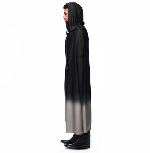 E-Carnavalskleding.nl Cape Fade zwart/grijs