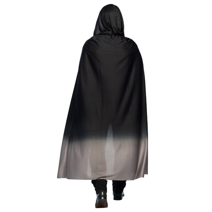 E-Carnavalskleding.nl Cape Fade zwart/grijs