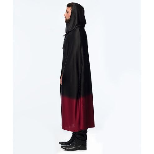 E-Carnavalskleding.nl Cape Fade zwart/rood
