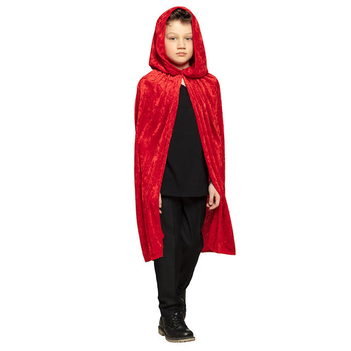 E-Carnavalskleding.nl Cape kind Dawn rood