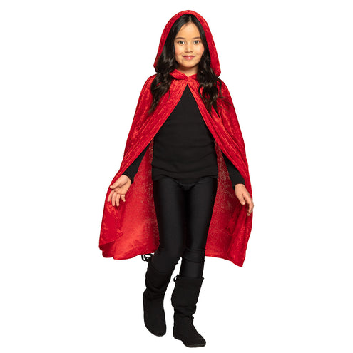 E-Carnavalskleding.nl Cape kind Dawn rood