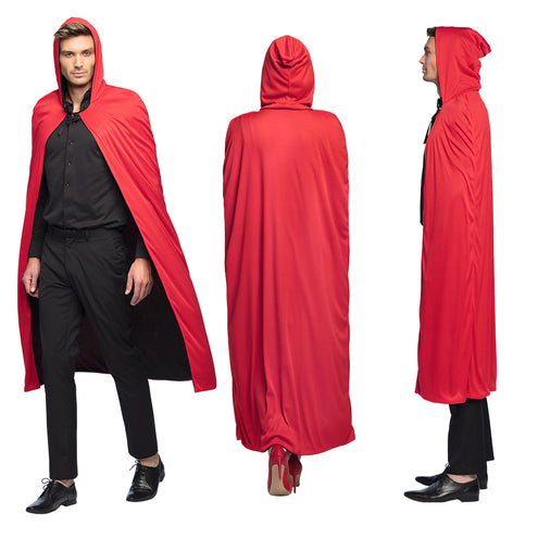 E-Carnavalskleding.nl Cape Twilight zwart/rood