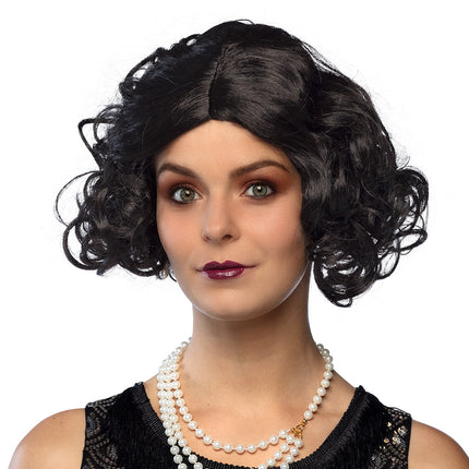 E-Carnavalskleding.nl Charleston pruik Roaring twenties Dina