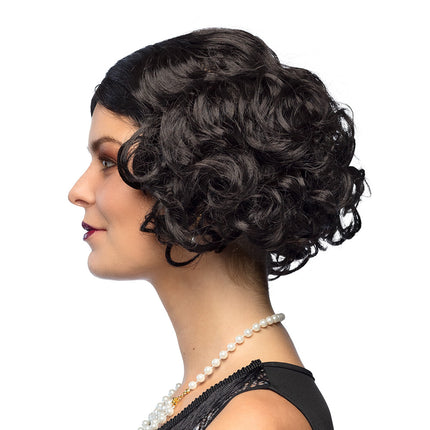 E-Carnavalskleding.nl Charleston pruik Roaring twenties Dina