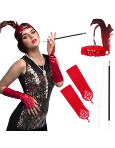 E-Carnavalskleding.nl Charleston verkleed set Flapper deluxe