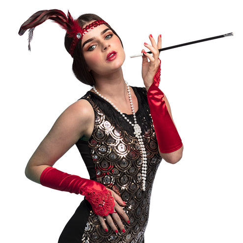E-Carnavalskleding.nl Charleston verkleed set Flapper deluxe