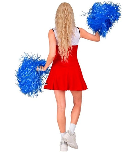 E-Carnavalskleding.nl Cheerleader rood kostuum Lynn dames