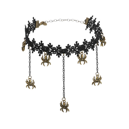 E-Carnavalskleding.nl Choker Spiders