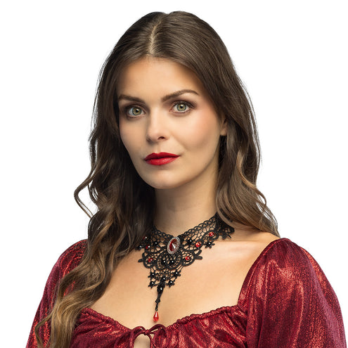 E-Carnavalskleding.nl Choker Vampier Gisela