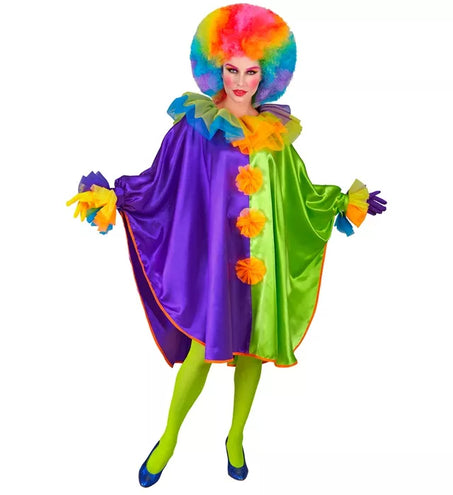 E-Carnavalskleding.nl Clown poncho one-size kostuum Lotte