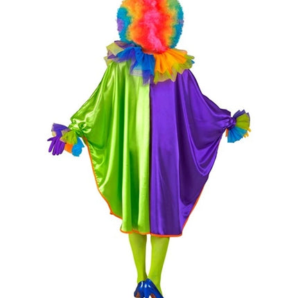 E-Carnavalskleding.nl Clown poncho one-size kostuum Lotte