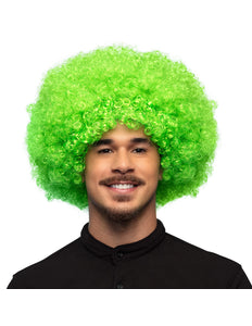 E-Carnavalskleding.nl Clown pruik afro krullen Groove blond