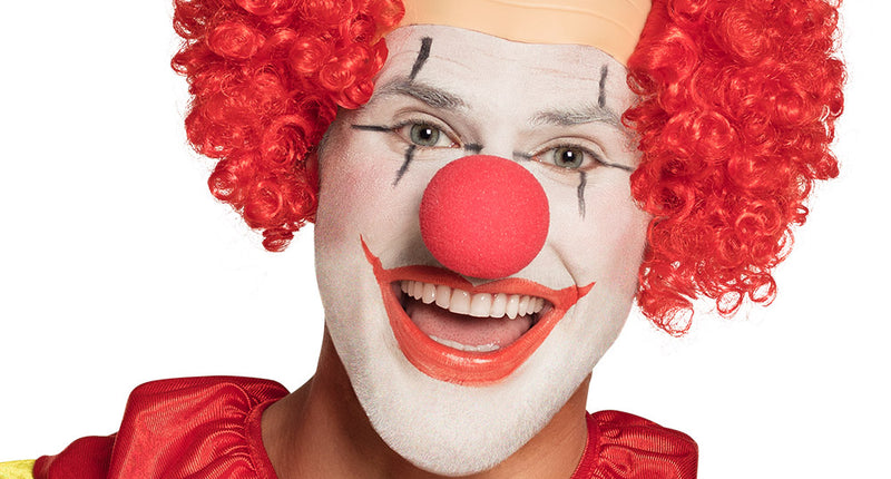 E-Carnavalskleding.nl Clownspruik Baldy kaal hoofd