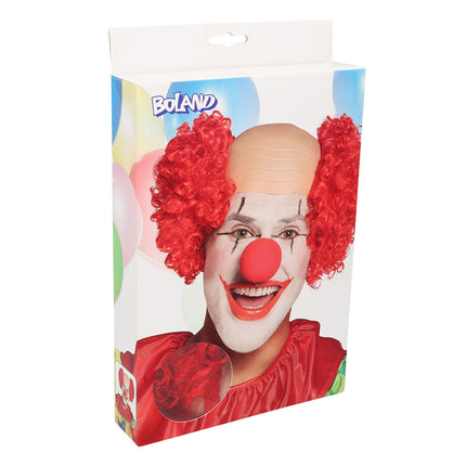 E-Carnavalskleding.nl Clownspruik Baldy kaal hoofd