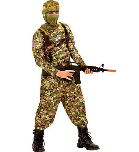 E-Carnavalskleding.nl Combat soldaat kostuum Finn kinderen