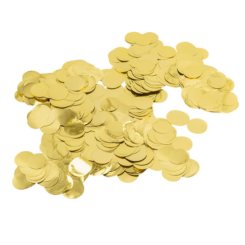 E-Carnavalskleding.nl Confetti Metallic goud