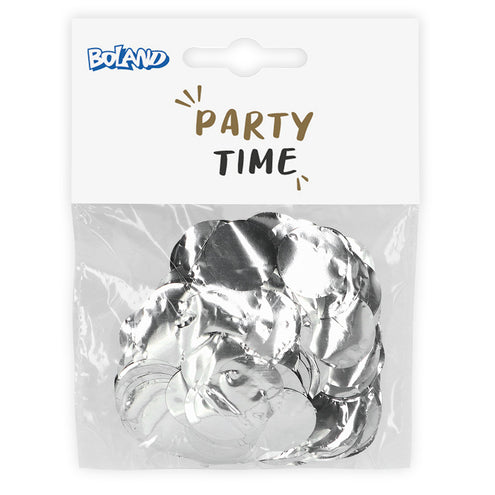 E-Carnavalskleding.nl Confetti Metallic zilver