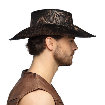 E-Carnavalskleding.nl Cowboy hoed Cobra