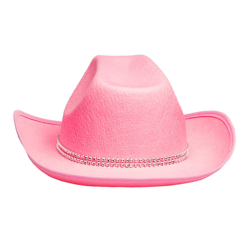 E-Carnavalskleding.nl Cowboy hoed Daisy roze