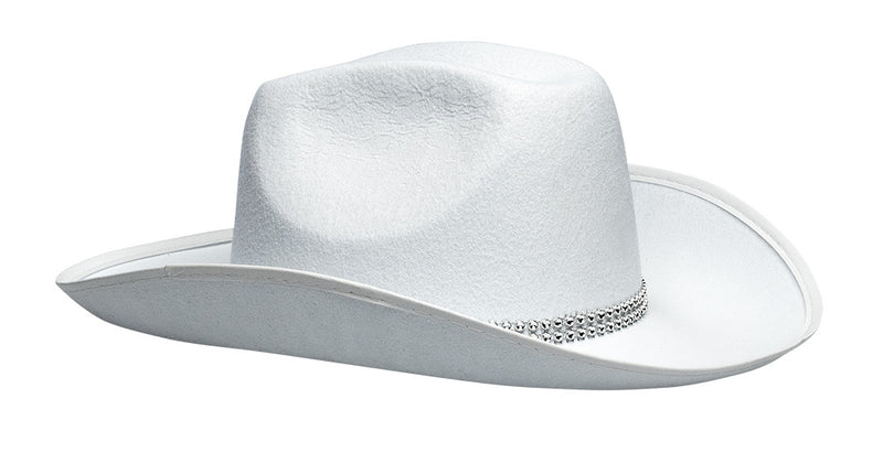 E-Carnavalskleding.nl Cowboy hoed Daisy wit