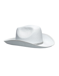 E-Carnavalskleding.nl Cowboy hoed Daisy wit