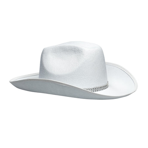 E-Carnavalskleding.nl Cowboy hoed Daisy wit