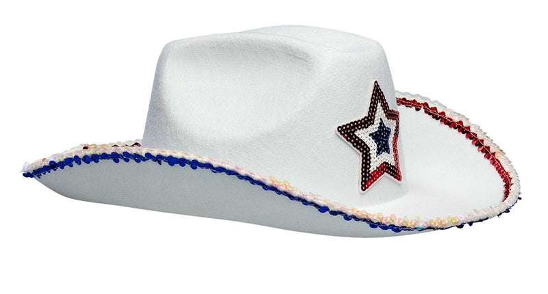 E-Carnavalskleding.nl Cowboy hoed Rodeo star USA