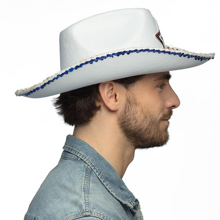 E-Carnavalskleding.nl Cowboy hoed Rodeo star USA