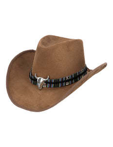 E-Carnavalskleding.nl Cowboyhoed Django bruin