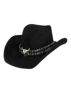 E-Carnavalskleding.nl Cowboyhoed Django zwart