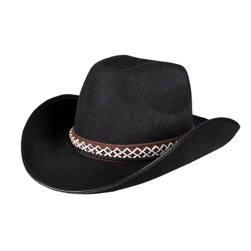 E-Carnavalskleding.nl Cowboyhoed kind zwart Chew