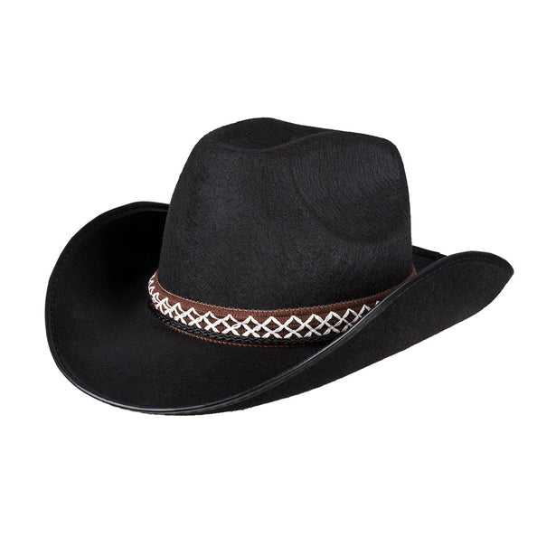 E-Carnavalskleding.nl Cowboyhoed kind zwart Chew