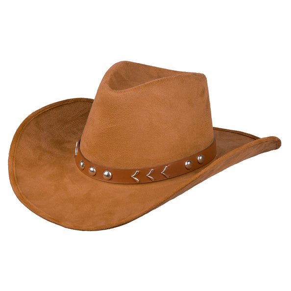 E-Carnavalskleding.nl Cowboyhoed Nebraska 'suede'
