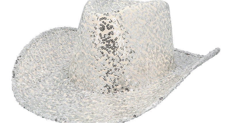 E-Carnavalskleding.nl Cowboyhoed Rodeo Party zilver