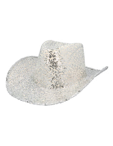 E-Carnavalskleding.nl Cowboyhoed Rodeo Party zilver